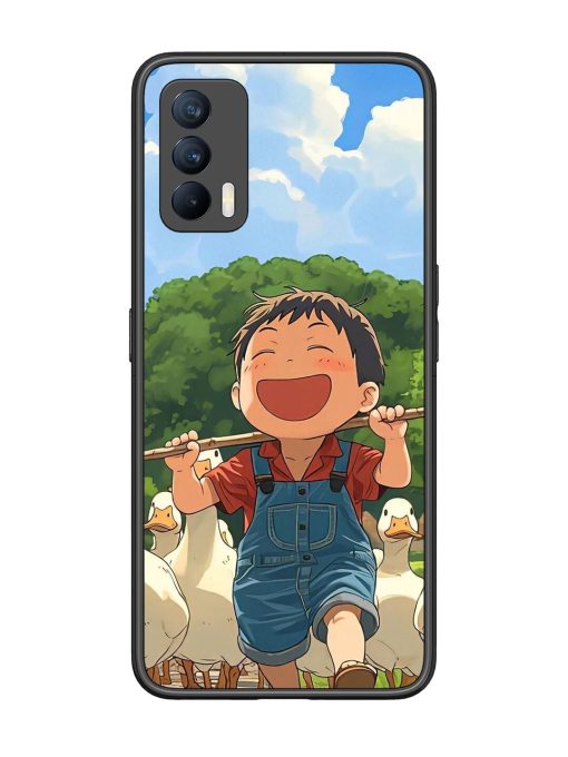 Duck Parade Glossy Soft Edge Case for Realme X7 (5G) Chachhi