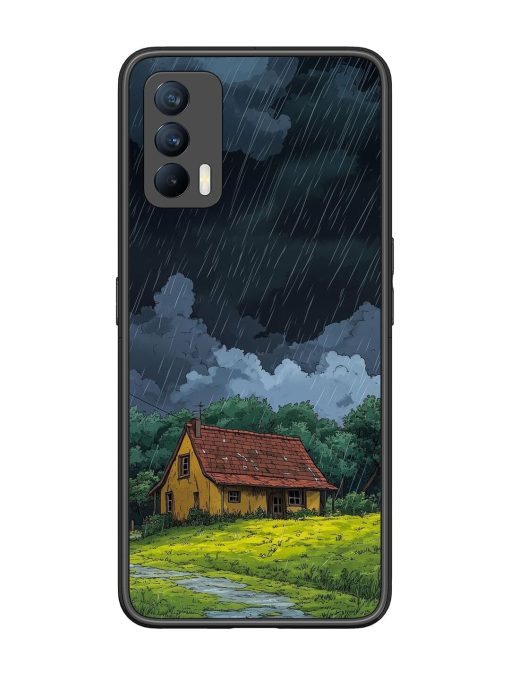 Rainy Day Retreat Glossy Soft Edge Case for Realme X7 (5G) Chachhi