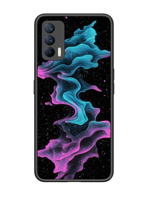 Cosmic Currents Glossy Soft Edge Case for Realme X7 (5G) Chachhi