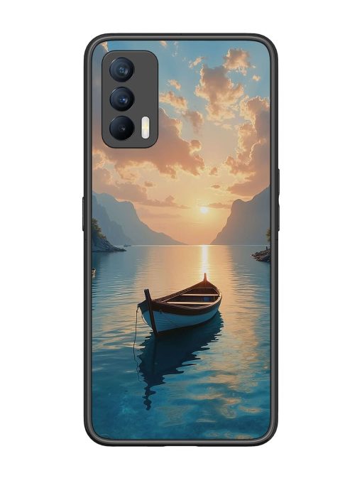 Serene Sunset Glossy Soft Edge Case for Realme X7 (5G) Chachhi