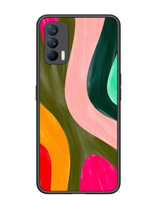 Wavy Wonder Glossy Soft Edge Case for Realme X7 (5G) Chachhi