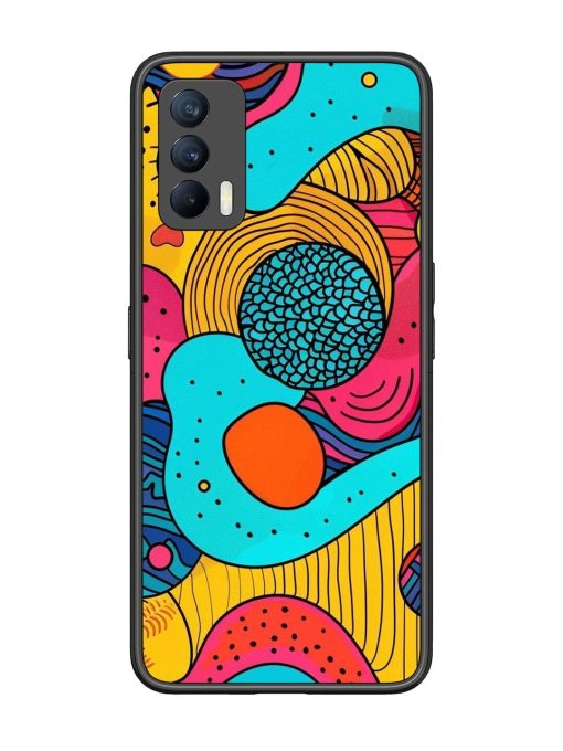 Psychedelic Patterns Glossy Soft Edge Case for Realme X7 (5G) Chachhi