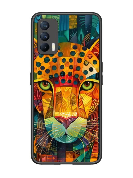 Mosaic Majesty Glossy Soft Edge Case for Realme X7 (5G) Chachhi