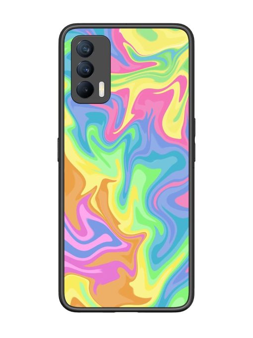 Whimsical Swirl Glossy Soft Edge Case for Realme X7 (5G) Chachhi