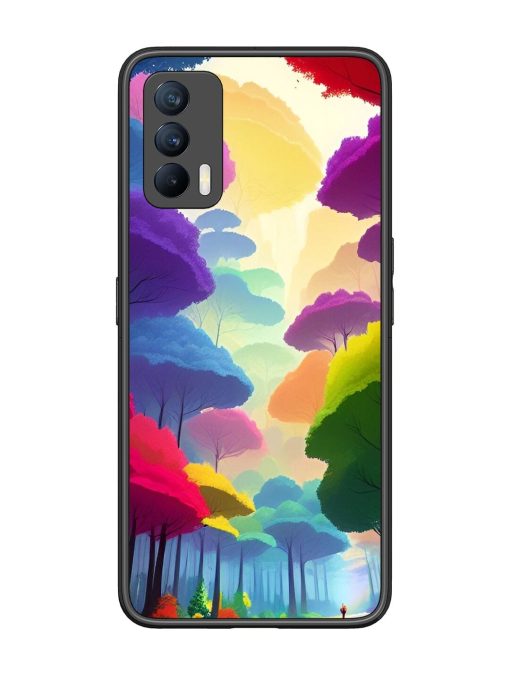 Rainbow Road Glossy Soft Edge Case for Realme X7 (5G) Chachhi