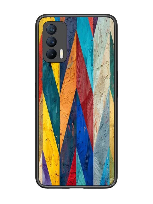 Abstract Tapestry Glossy Soft Edge Case for Realme X7 (5G) Chachhi