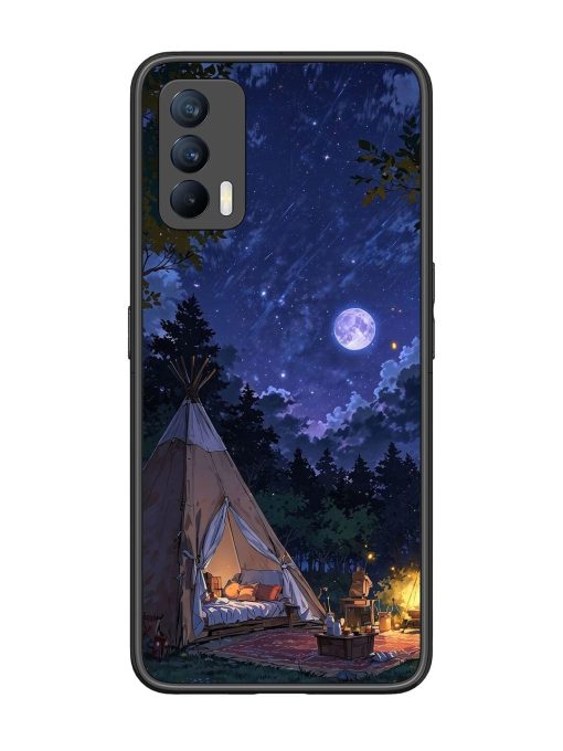 Moonlight Camping Glossy Soft Edge Case for Realme X7 (5G) Chachhi