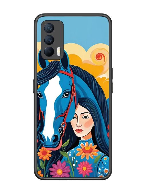 Equine Enchantment Glossy Soft Edge Case for Realme X7 (5G) Chachhi