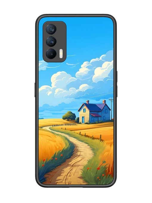 Countryside Cottage Glossy Soft Edge Case for Realme X7 (5G) Chachhi