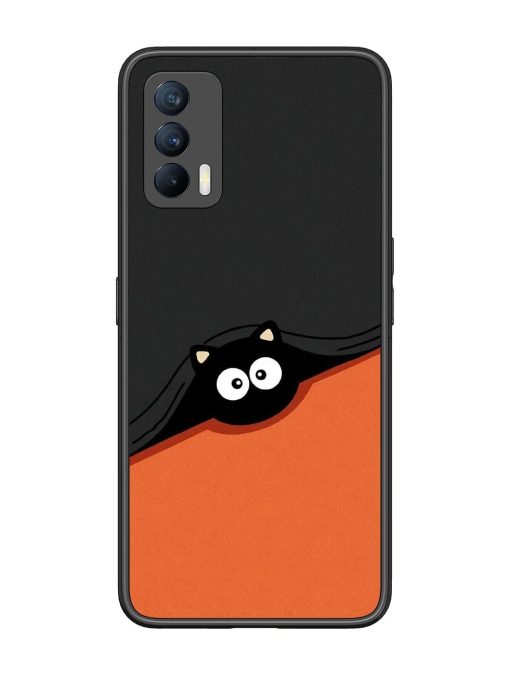 Peek-A-Boo Kitty Glossy Soft Edge Case for Realme X7 (5G) Chachhi