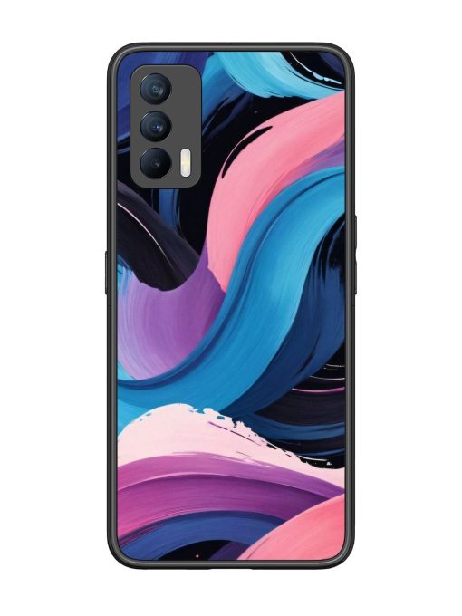 Whimsical Waves Glossy Soft Edge Case for Realme X7 (5G) Chachhi