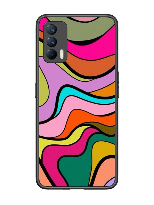 Wavy Wonder Glossy Soft Edge Case for Realme X7 (5G) Chachhi