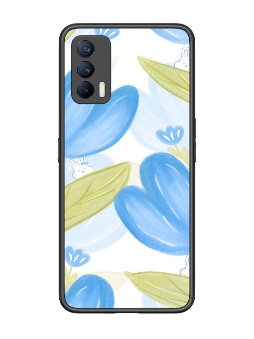 Bunny'S Blue Garden Glossy Soft Edge Case for Realme X7 (5G) Chachhi