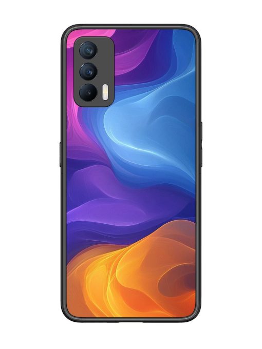 Cosmic Currents Glossy Soft Edge Case for Realme X7 (5G) Chachhi