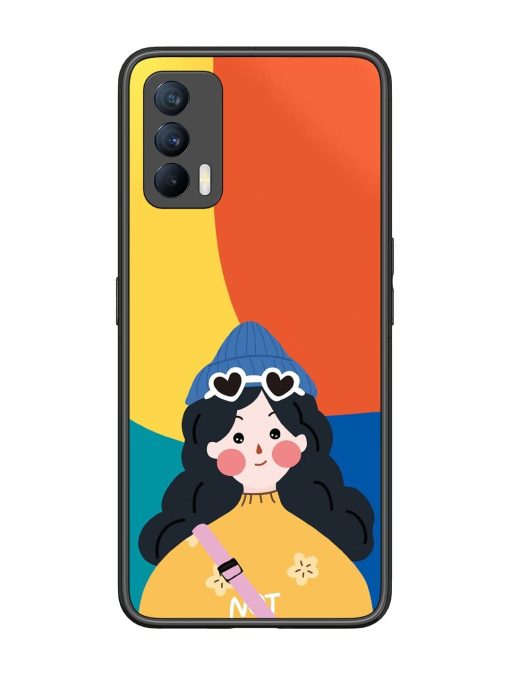 Colorful Vibes Glossy Soft Edge Case for Realme X7 (5G) Chachhi