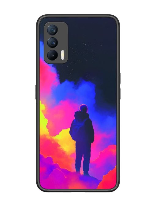 Cosmic Wanderer Glossy Soft Edge Case for Realme X7 (5G) Chachhi