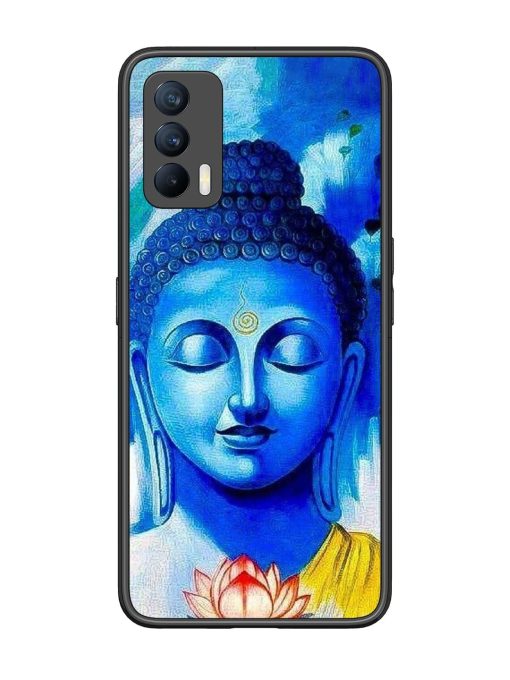 Serene Buddha With Lotus Glossy Soft Edge Case for Realme X7 (5G) Chachhi