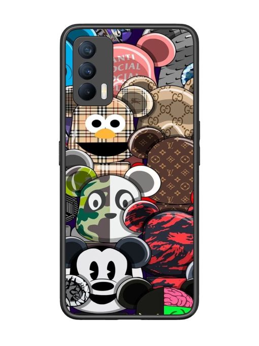 Streetwear Bearbrick Extravaganza Glossy Soft Edge Case for Realme X7 (5G)