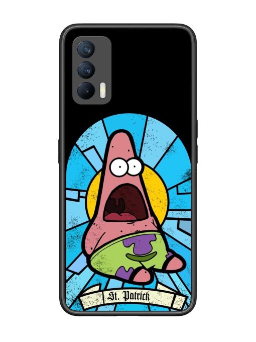 St. Patrick'S Day Stained Glass Patrick Star Glossy Soft Edge Case for Realme X7 (5G) Chachhi