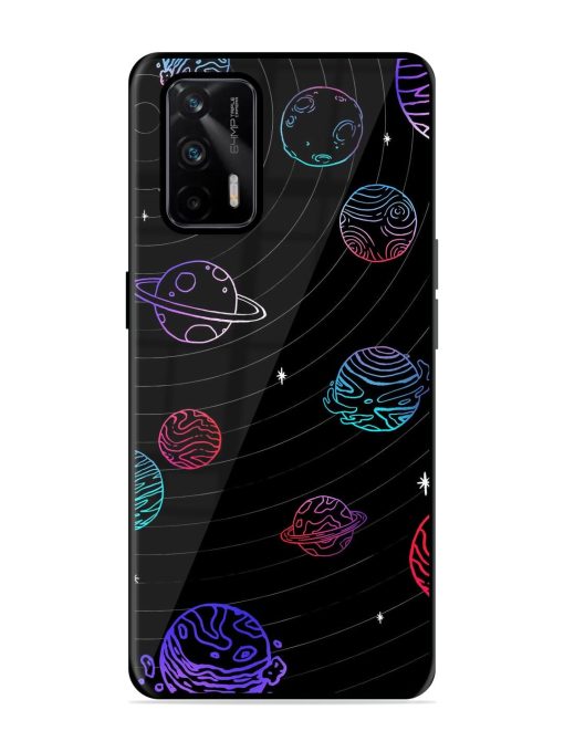 Cosmic Ballet Glossy Soft Edge Case for Realme X7 Max (5G) Chachhi