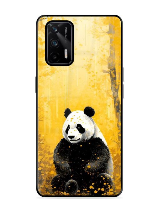 Golden Solitude Glossy Soft Edge Case for Realme X7 Max (5G) Chachhi