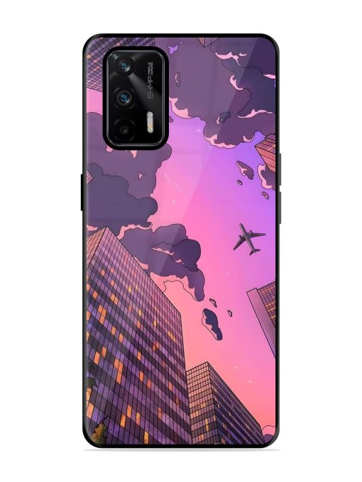 Urban Twilight Glossy Soft Edge Case for Realme X7 Max (5G) Chachhi