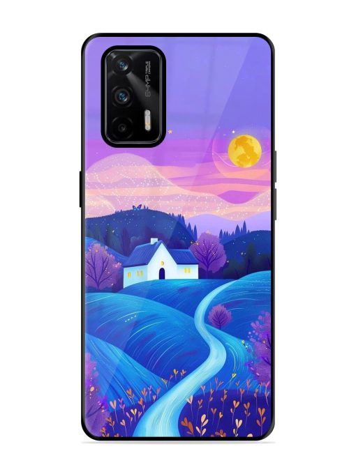 Moonlit Meadow Glossy Soft Edge Case for Realme X7 Max (5G) Chachhi