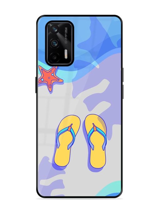 Sandy Toes And Salty Seas Glossy Soft Edge Case for Realme X7 Max (5G) Chachhi