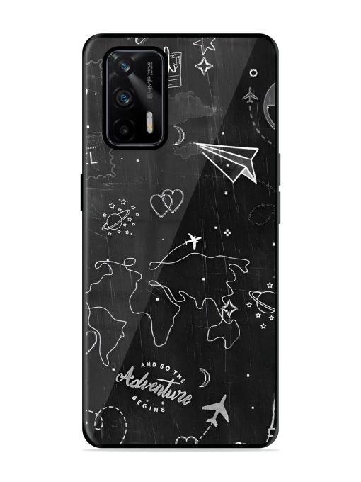 Wanderlust Sketchbook Glossy Soft Edge Case for Realme X7 Max (5G) Chachhi