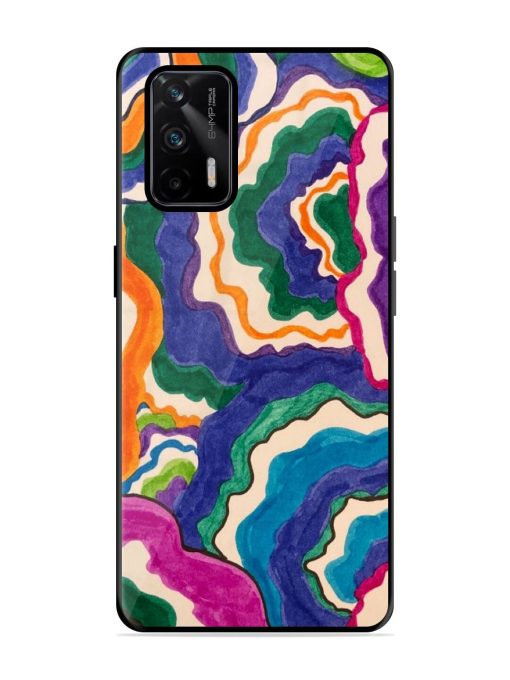 Wavy Wonder Glossy Soft Edge Case for Realme X7 Max (5G) Chachhi