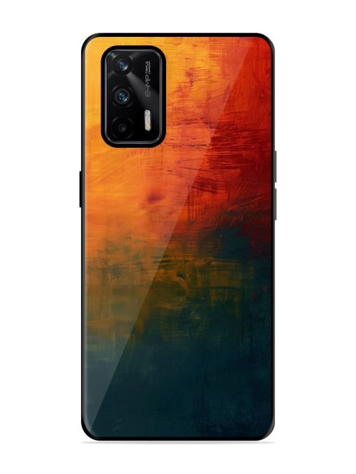 Golden Hour Canvas Glossy Soft Edge Case for Realme X7 Max (5G) Chachhi