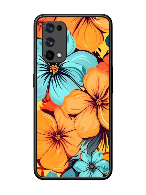 Tropical Bloom Glossy Soft Edge Case for Realme X7 Pro (5G) Chachhi