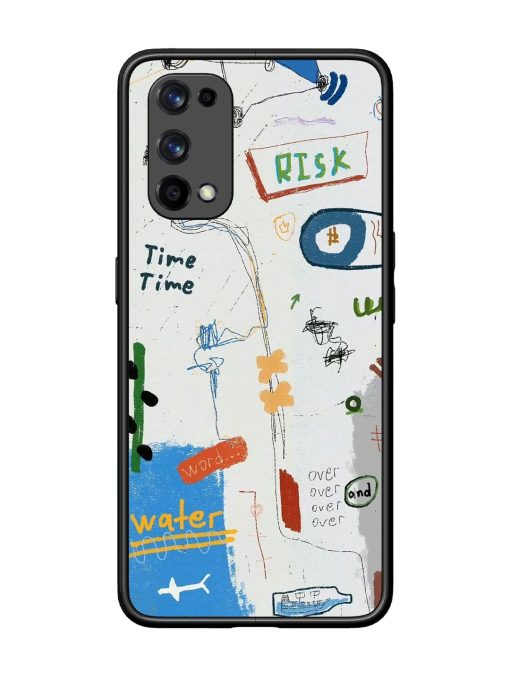 Mind Map Madness Glossy Soft Edge Case for Realme X7 Pro (5G) Chachhi