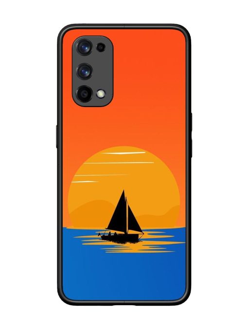 Sunset Sail Glossy Soft Edge Case for Realme X7 Pro (5G) Chachhi