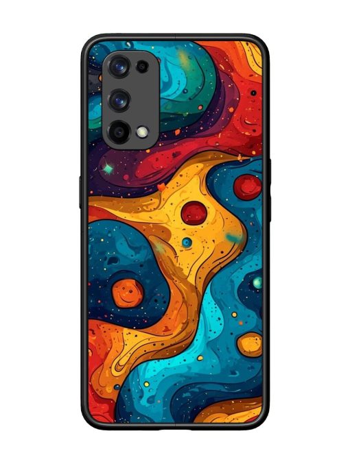 Cosmic Swirl Glossy Soft Edge Case for Realme X7 Pro (5G) Chachhi