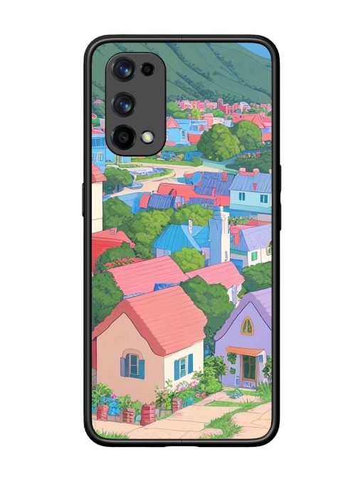 Pastel Paradise Glossy Soft Edge Case for Realme X7 Pro (5G) Chachhi