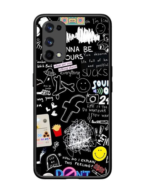 Doodle Diary Glossy Soft Edge Case for Realme X7 Pro (5G) Chachhi