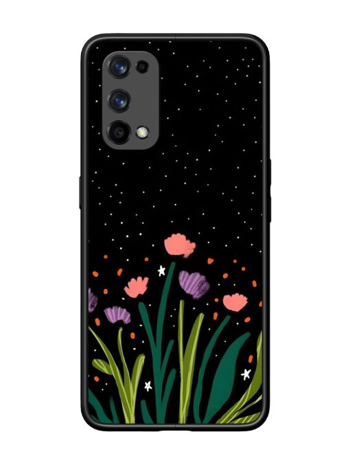 Midnight Bloom Glossy Soft Edge Case for Realme X7 Pro (5G) Chachhi