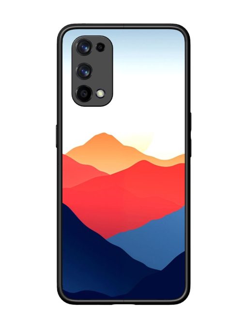 Sunset Peaks Glossy Soft Edge Case for Realme X7 Pro (5G) Chachhi