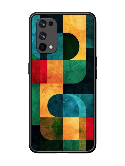 Geometric Harmony Glossy Soft Edge Case for Realme X7 Pro (5G) Chachhi