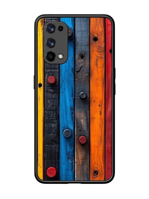 Rainbow Plank Glossy Soft Edge Case for Realme X7 Pro (5G) Chachhi