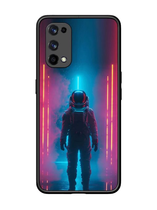 Neon Astronaut Glossy Soft Edge Case for Realme X7 Pro (5G) Chachhi