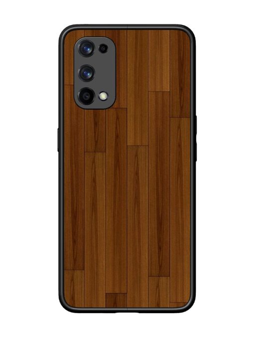 Warm Woodgrain Glossy Soft Edge Case for Realme X7 Pro (5G) Chachhi