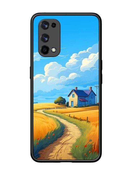 Countryside Cottage Glossy Soft Edge Case for Realme X7 Pro (5G) Chachhi