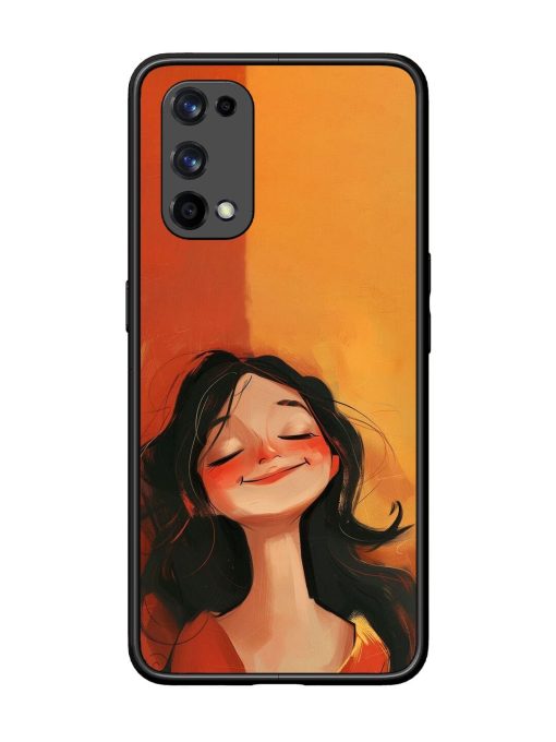 Neon Girl Glossy Soft Edge Case for Realme X7 Pro (5G) Chachhi