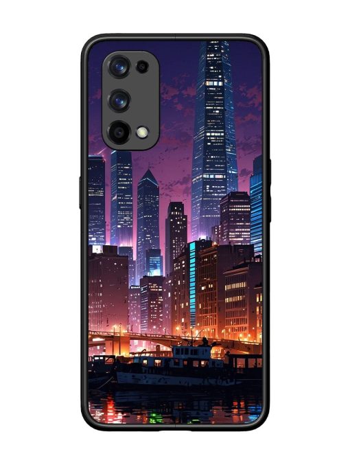 Neon Nightscape Glossy Soft Edge Case for Realme X7 Pro (5G) Chachhi