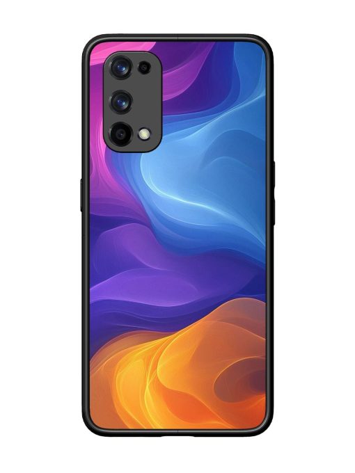 Cosmic Currents Glossy Soft Edge Case for Realme X7 Pro (5G) Chachhi