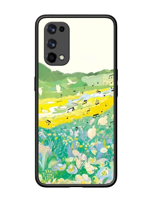 Melody In Bloom Glossy Soft Edge Case for Realme X7 Pro (5G) Chachhi