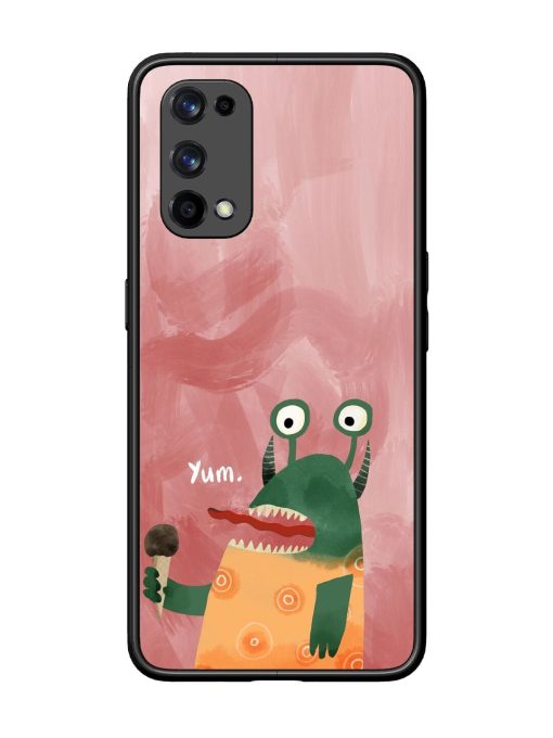 Hungry Monster Glossy Soft Edge Case for Realme X7 Pro (5G) Chachhi