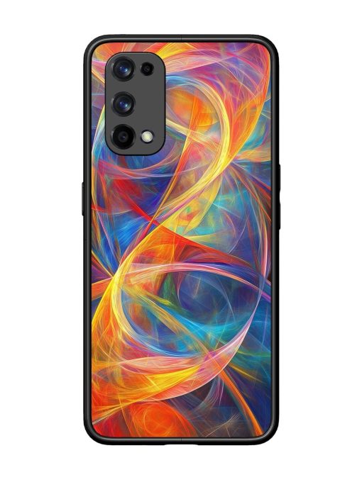 Cosmic Currents Glossy Soft Edge Case for Realme X7 Pro (5G) Chachhi